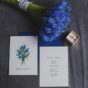 zaproszenia ślubne muscari szafirki