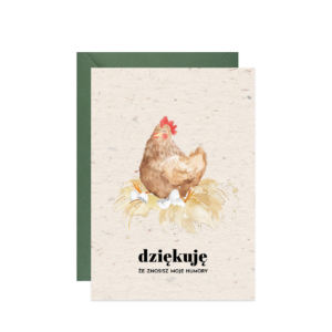 kartka okolicznościowa Dziękuję że znosisz moje humory
