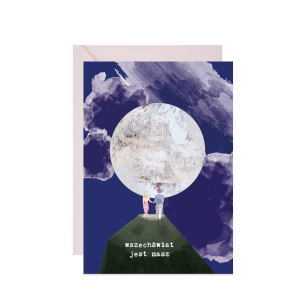 kartka walentynka wszechświat jest nasz